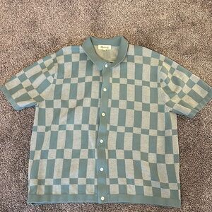 Mens Madewell shortsleeve sweater sz. L